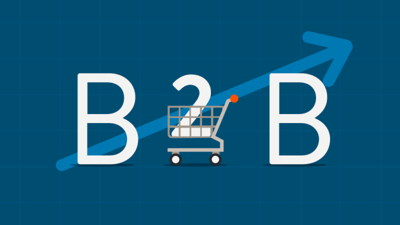 B2B and trolley with progress